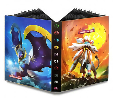 240pcs Game Album Pokemon Cartoon Pokemon Trading Cards Kid EX GX Collectible Book Loaded List Holder Capacity Binder Folder Toy
