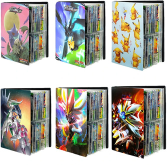 240PCS Game Pokemon Cards Album Book Cartoon Anime Card EX GX Collectors Loaded List Holder Capacity Binder Folder Toys For Kids