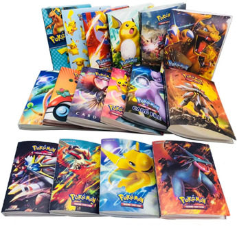 240Pcs Holder Album Toys Collections Pokemones Cards Album Book Top Loaded List Toys Gift for Children