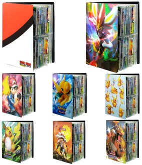 240PCS Pokemon Cards Album Book Cartoon Anime Game Card EX GX Collectors Loaded List Binder Folder Holder Capacity Toys For Kids