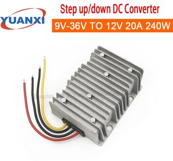 240W Step Down/Up Dc Converter 9V 12V 24V 36V Naar 12V 20A 240W 8V-40V Dc Dc Converter