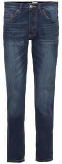 247 Jeans Palm Slim S07 - Modern fit, slim leg, sand blasted medium blue stretch denim, W32-L30
