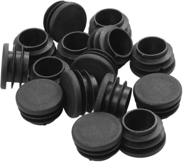 24Pack Chair Table Legs Plug 22mm Diameter Round Plastic Cover Thread Inserted Tube to Protect The Floor and Bumps