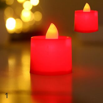 24Pc Vlamloze Led Theelicht Kaarsen Battery Operated Warm Wit Flameless Pillar Led Simulatie Kaars Verjaardag Bruiloft Decor 1