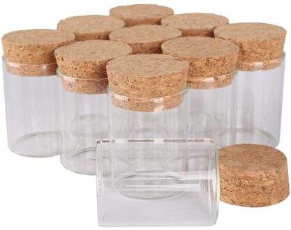 24Pcs 15Ml Maat 30*40Mm Reageerbuis Met Kurk Spice Flessen Container Potten Flesjes Diy craft