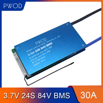 24S BMS 84V 3.7V lithium battery protection board temperature equalization overcurrent protection PCB 30A 40A 50A 60A