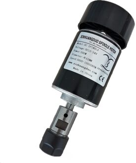 24V 200W 10000Rpm Luchtgekoelde Spindel Motor Cnc 200W Spindel Motor + Klem Voor Cnc Diy machine Package2 ER16