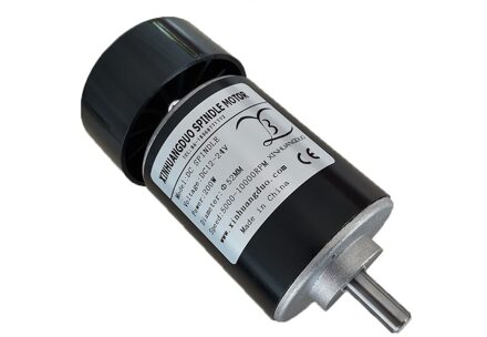 24V 200W 10000Rpm Luchtgekoelde Spindel Motor Cnc 200W Spindel Motor + Klem Voor Cnc Diy machine Package5Motor fan