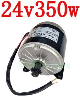 24V 350W Elektrische Scooter Motor Conversie Kit MY1016 Geborsteld Motor Set Voor Elektrische Fiets MY1016 Elektrische Motor