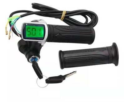 24V/36V/48V Electric Bicycle Throttle Grip with Power Indicator & Electricity Power Display