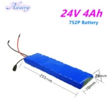 24V 7S2P 4AH Li-Ion Batterij Volt Oplaadbare Fiets E-Bike Elektrische Batterij 24V Lithium Batterij
