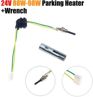 24V 88W-98W Auto Auto Truck Boot Parking Heater Keramische Pin Glow Plug Voor Eberspacher Air diesel Standkachel Deel W/Sleutel assembly