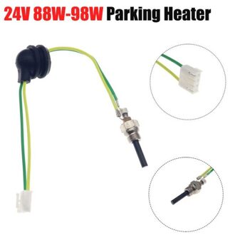 24V 88W-98W Auto Auto Truck Boot Parking Heater Keramische Pin Glow Plug Voor Eberspacher Air diesel Standkachel Deel W/Sleutel