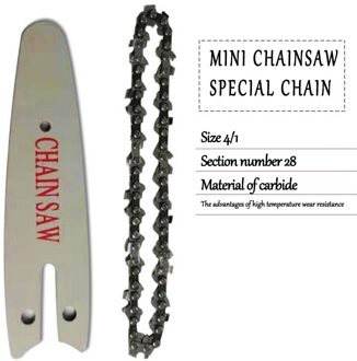 24V Draagbare Elektrische Snoeizaag Elektrische Zagen Houtbewerking Elektrische Zaag Tuin Logging Mini Elektrische Kettingzaag Lithium Batterij Saw Chain Baffle