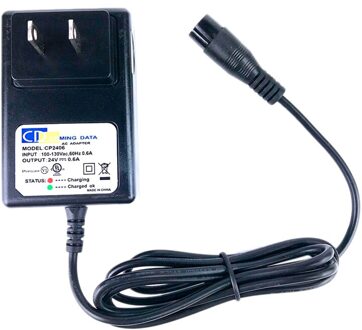 24V Elektrische Scooter Acculader Voor Scheermes E100 E200 E300 E125 E150E500 Us Plug