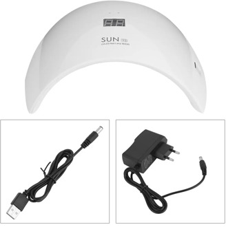 24W Led Uv Nail Lamp Nail Polish Dryer Uv Gel Nail Light For Curing Nail Gel Polish Nail Art Manicure Tools Sun9S Eu Plug