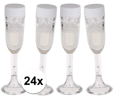 24x Bellenblaas champagne glas