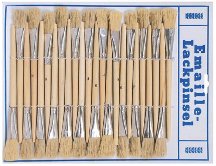 24x Kwasten / rijwielkwasten 10 / 12 / 15 mm