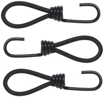 24x stuks spanelastieken / tentspanners met haak