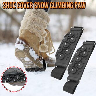 25 #1 Paar 7 Studs Anti-Slip Ice Gripper Spike Winter Klimmen Anti-Slip Sneeuw Spikes Grips schoenplaten Over Schoenen Stijgijzers