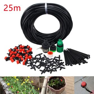 25/10/5 M Automatische Micro Drip Irrigatie Watering Spray Tuin Plant Greenhouse System Met Verstelbare Druppelaar 25m 30 dripper