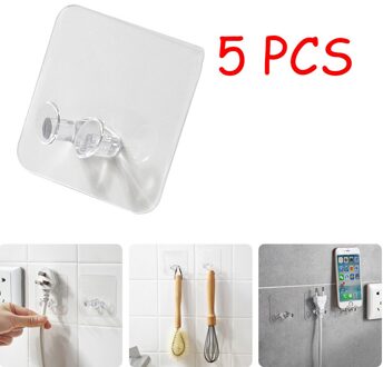 25 #10Pc Transparante Muur Opslag Haak Stekker Socket Houder Sterke Zelfklevende Hanger Voor Home Office Keuken badkamer