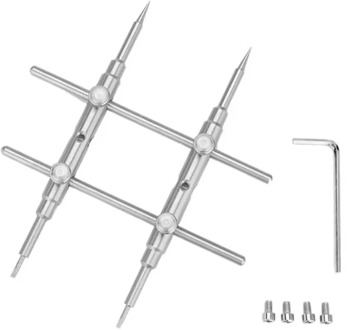 25-130MM Curved Tips Camera Lens Spanner Wrench Repair Opening Tool for DSLR Kit