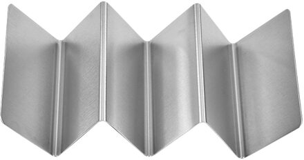 25 #1Pc Taco Houder Rvs Taco Rek Shell Taco Display Stand Burrito Tortilla Plaat Lade Voedsel Houder rack Shell