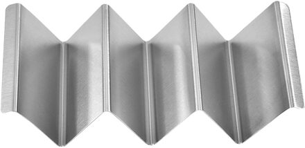25 #1Pc Taco Houder Rvs Taco Rek Shell Taco Display Stand Burrito Tortilla Plaat Lade Voedsel Houder rack Shell