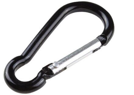 25 #1Pcs/5Pcs/10Pcs Aluminium Snap Hook Carabiner D-Ring Sleutelhanger Clip sleutelhanger Wandelen Kamp Keten Clip Sleutelhanger Wandelen Kamp 1stk