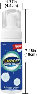 25 #200Ml Keuken Vet Cleaner Bubble Foam Cleaner Easyoff Bubble Cleaner Multifunctionele Cleaning Tools Для Ванной Комнаты