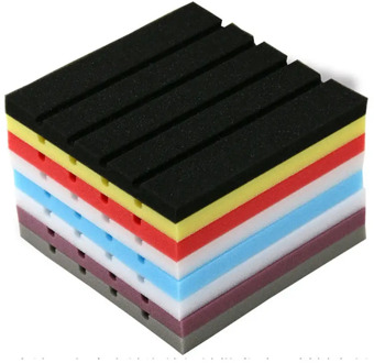 25*25cm Acoustic Panels Soundproof Wall Stickers Sponge Studio Foam Treatment Excellent Sound Insulation Sticker Decoration