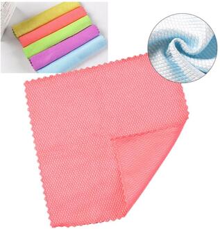 25*25Cm Fishscale Tepeldoekje Absorbeerbare Glas Keuken Schoonmaakdoekje Doekjes Tafel Venster Auto Gerecht Handdoek Wateropname rag