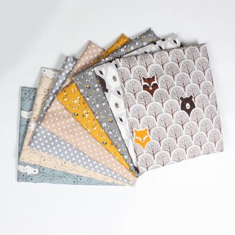 25*26Cm Katoen Naaibenodigdheden Mix Kleur Leuk Cadeau Multi Purpose 8 Stuks Set Diy Handgemaakte Huishoudelijke Patchwork doek Accessoires