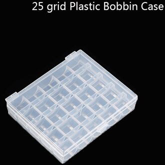 25/36 Grid Klossen Naaimachine Draad Spoelen Plastic Storage Case Box Naaien Apparatuur Gereedschap Accessoires Thuis Opslag 25rooster Case