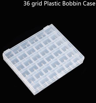 25/36 Grid Klossen Naaimachine Draad Spoelen Plastic Storage Case Box Naaien Apparatuur Gereedschap Accessoires Thuis Opslag 36rooster Case