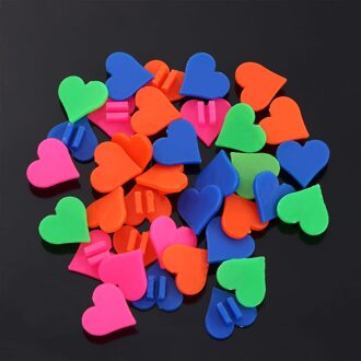 25/36Pcs Kleurrijke Veiligheid Kids Clip Fiets Ronde Multi-color Hart Stars Wiel Fiets Accessoires Decoratie kraal Spoke Kralen