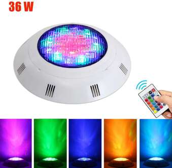 25/36W Rgb Led Zwembad Licht IP68 Waterdichte AC12V Outdoor Rgb Onderwater Licht Vijver Led Spotlight W/Afstandsbediening