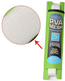 25/37Mm Visnet Vissen Pva Mesh Oplosbare Smalle Vissen Netwerk Refill Aas Bescherm Vis Netto Visgerei Accessoires 25mm