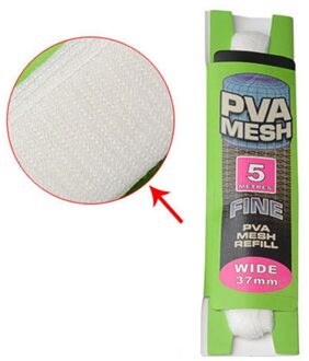 25/37Mm Visnet Vissen Pva Mesh Oplosbare Smalle Vissen Netwerk Refill Aas Bescherm Vis Netto Visgerei Accessoires