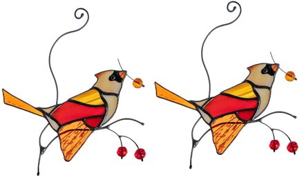 25 #4 Stuks Kleurrijke Vogel Decoratie Tuin Decoratie Outdoor Rainbow Suncatcher Venster Hanger Yard Garden Decor Opknoping Decor F