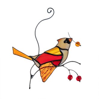 25 #4 Stuks Kleurrijke Vogel Decoratie Tuin Decoratie Outdoor Rainbow Suncatcher Venster Hanger Yard Garden Decor Opknoping Decor