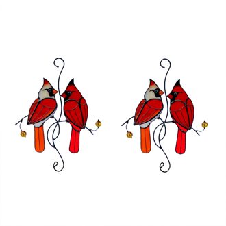 25 #4 Stuks Kleurrijke Vogel Opknoping Tuin Decoratie Outdoor Venster Hanger Familie Opknoping Venster Decoratie Tuin Decor Hangers B