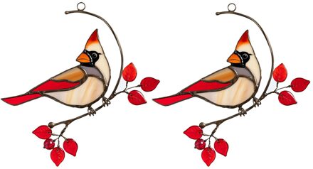 25 #4 Stuks Kleurrijke Vogel Opknoping Tuin Decoratie Outdoor Venster Hanger Familie Opknoping Venster Decoratie Tuin Decor Hangers