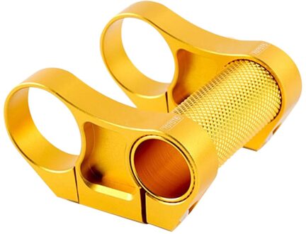 25.4Mm Naar 31.8Mm Aluminium Legering Ultra Licht Lichtgewicht Effen Dubbele Stam Riser Vouwfiets Vervanging Deel Reparatie Fiets goud