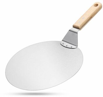 25.5 Cm Pizza Schil Bakken Gebak Gereedschap Anti-Brandwonden Pizza Spatel Cake Schop Met Houten Handvat