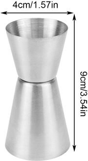 25/50Ml Rvs Cocktail Shaker Meet Cup Dual Shot Drink Geest Meet Jigger Keuken Bar Gadgets