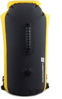 25/60L Outdoor Rafting Opblaasbare Rugzak Schoudertas Waterdichte Zwemmen Emmer geel 25L