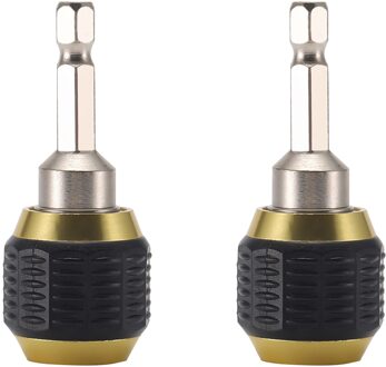 25 #60Mm Boor Zeshoekige Schacht Snelkoppeling 1/4 Inner Hex Zelfborgende Drijfstang Boor Houder boor Chuck Adapter