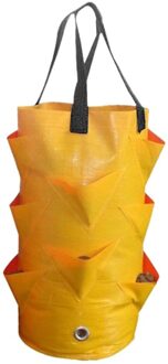 25 # Aardbei Planten Bag Multi-Mond Container Zak Groeien Planter Pouch Wortel Plantaardige Pot Kant Thuis tuin Gereedschap